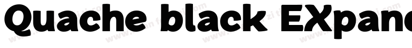 Quache black EXpand字体转换
